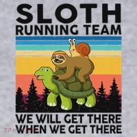 Funny Running Sloth Running Team Sloth Women's Sweatshirt thumb 2