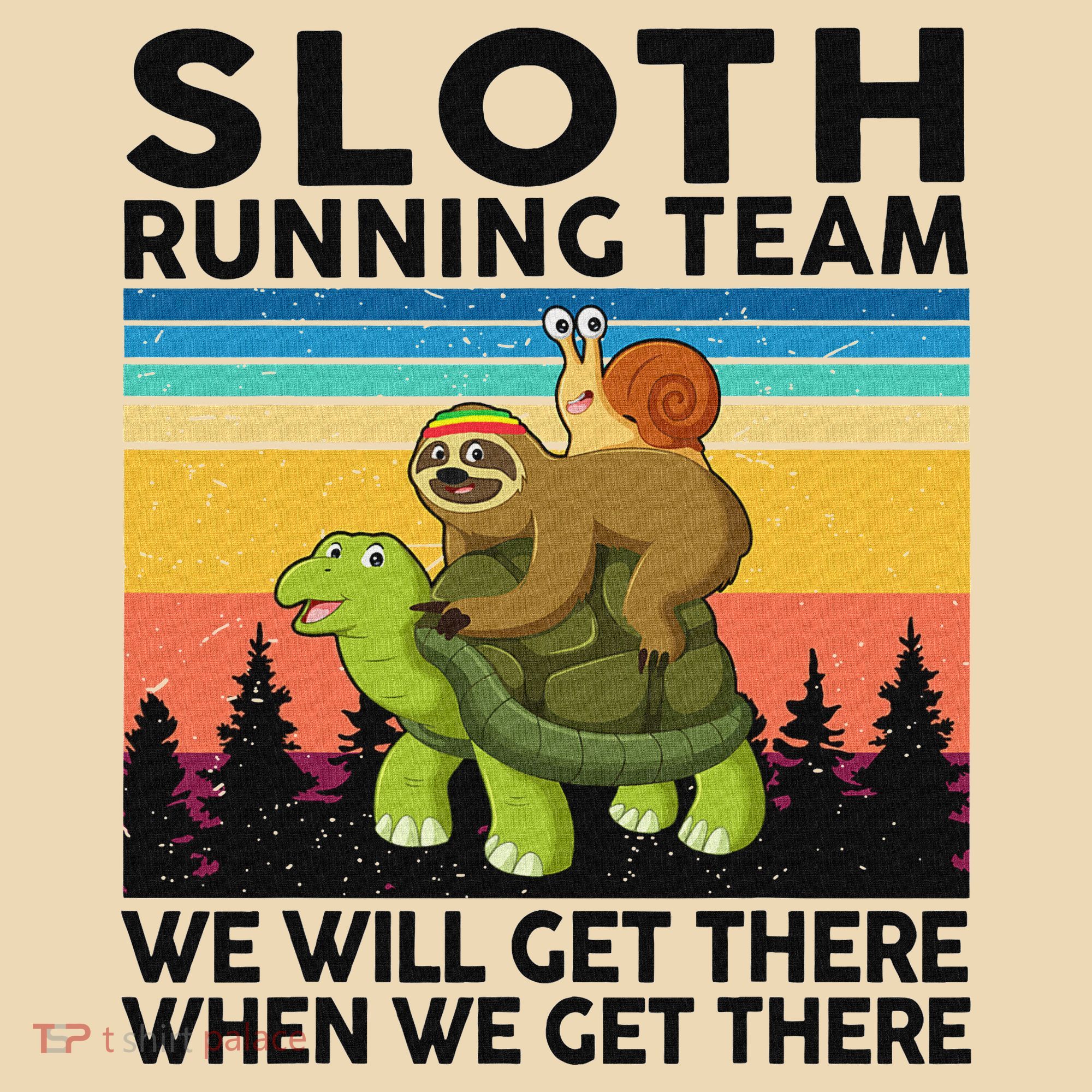 Funny Running Sloth Running Team Sloth Tote Bag
