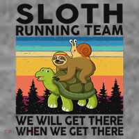 Funny Running Sloth Running Team Sloth Toddler Hoodie thumb 2