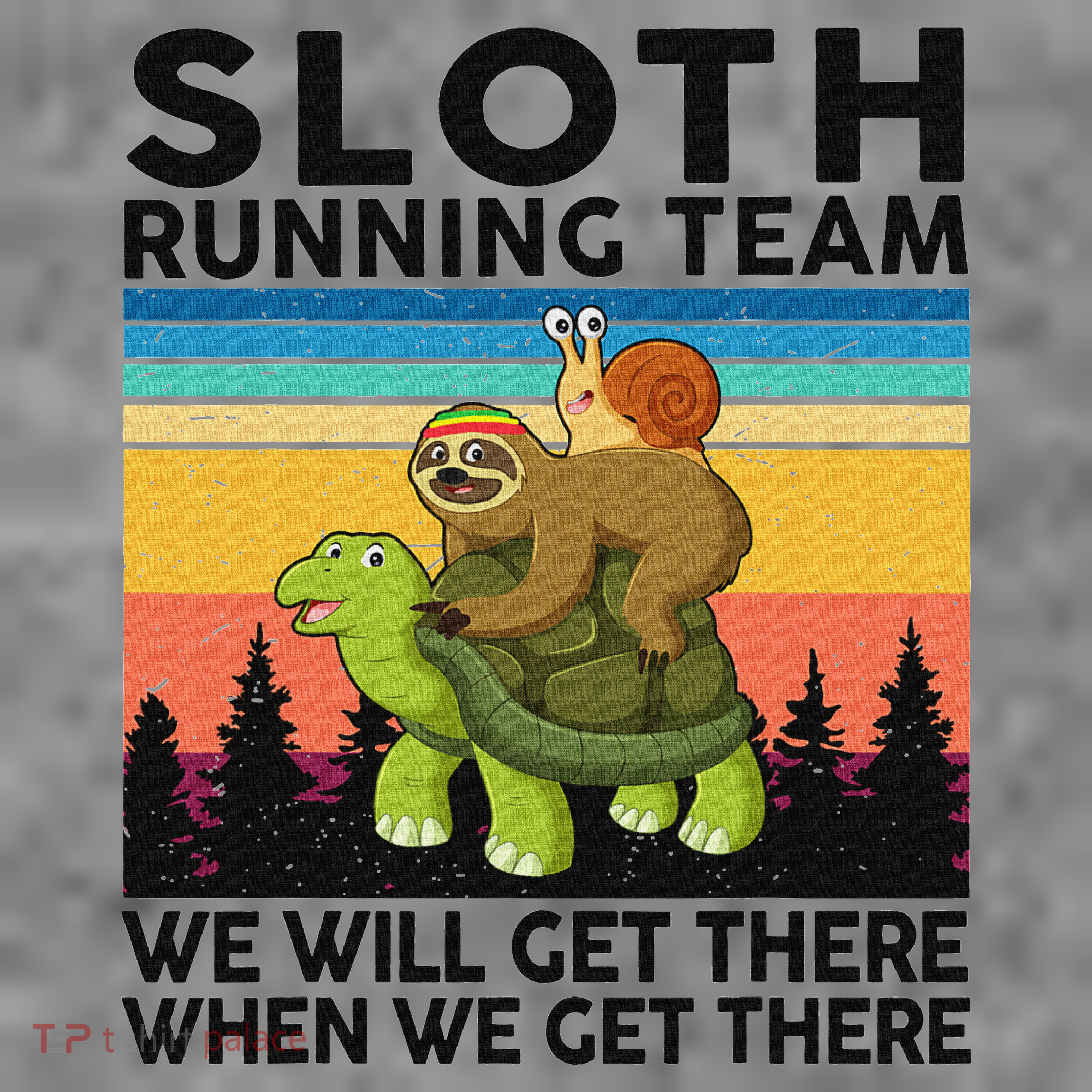 Funny Running Sloth Running Team Sloth Toddler Hoodie