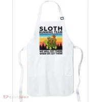 Funny Running Sloth Running Team Sloth Apron thumb 0