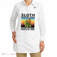 Funny Running Sloth Running Team Sloth Apron thumb 2