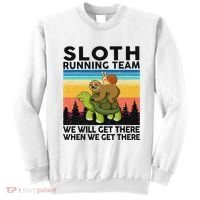 Funny Running Sloth Running Team Sloth Sweatshirt thumb 0