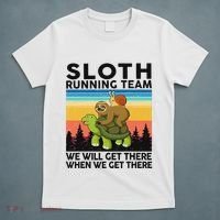 Funny Running Sloth Running Team Sloth T-Shirt thumb 5
