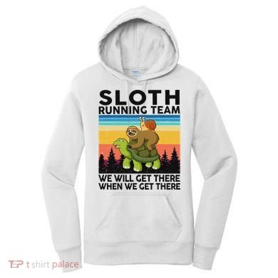 Funny Running Sloth Running Team Sloth Women's Hoodie
