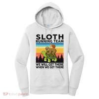 Funny Running Sloth Running Team Sloth Women's Hoodie thumb 0