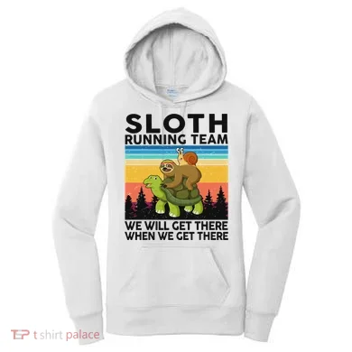Funny Running Sloth Running Team Sloth Women's Hoodie
