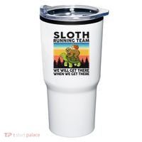 Funny Running Sloth Running Team Sloth Tumbler thumb 0