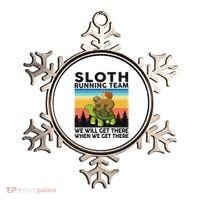Funny Running Sloth Running Team Sloth Ornament thumb 0