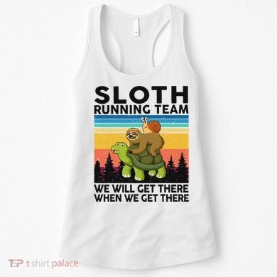 Funny Running Sloth Running Team Sloth Women's Tank Top