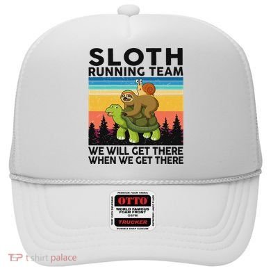 Funny Running Sloth Running Team Sloth Hat