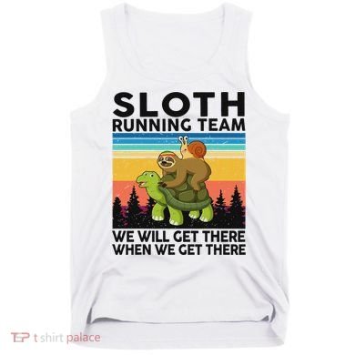 Funny Running Sloth Running Team Sloth Tank Top