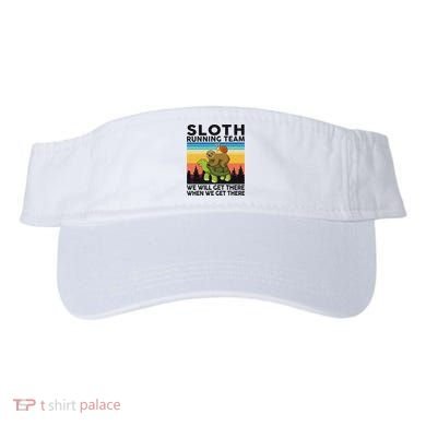 Funny Running Sloth Running Team Sloth Visor