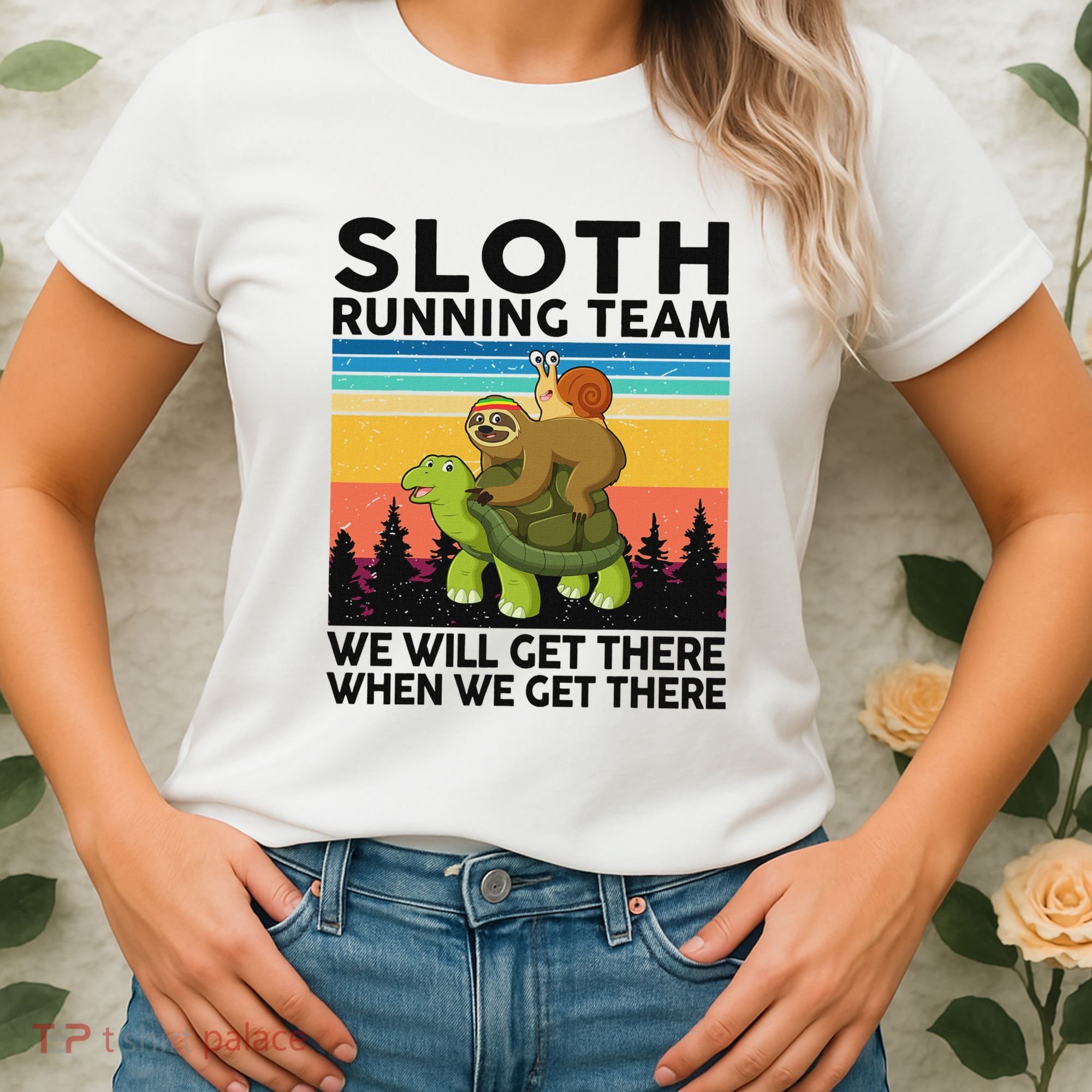Funny Running Sloth Running Team Sloth Women's T-Shirt