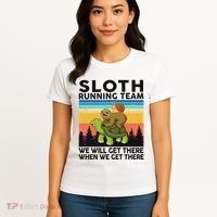 Funny Running Sloth Running Team Sloth Women's T-Shirt thumb 4