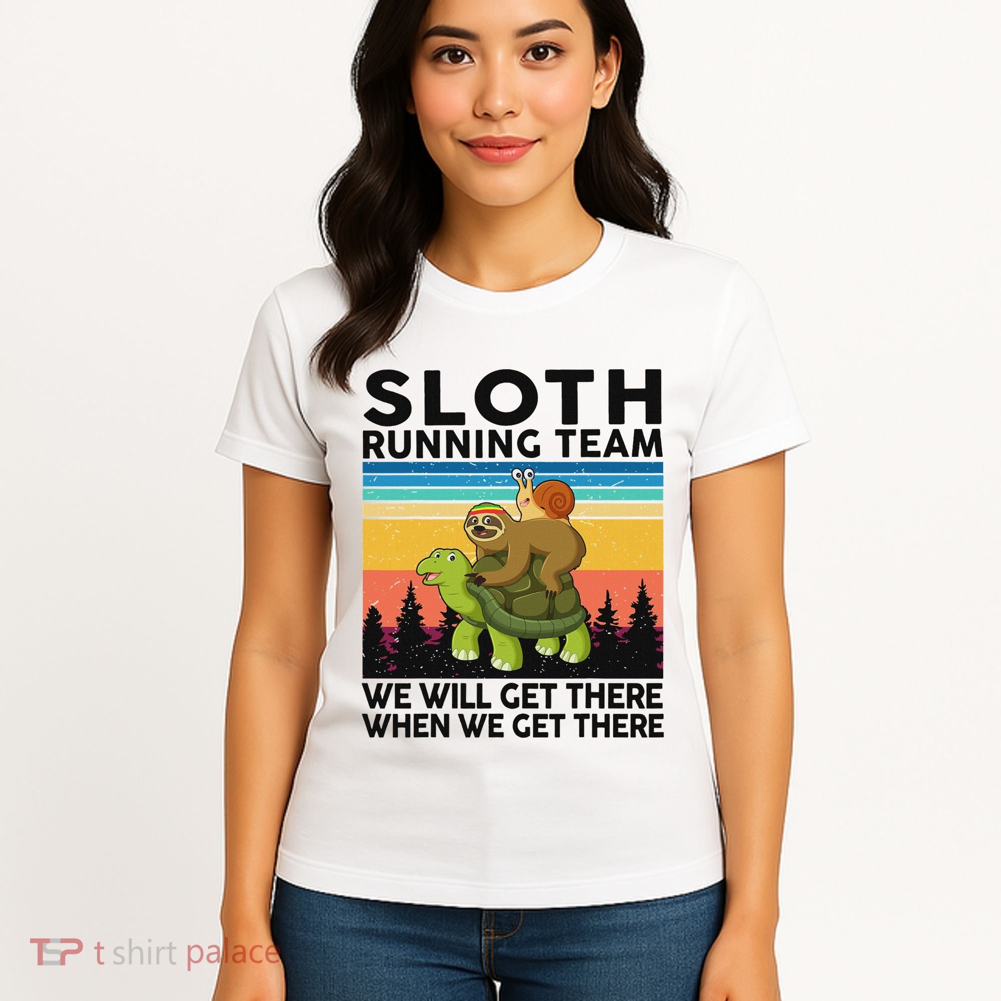 Funny Running Sloth Running Team Sloth Women's T-Shirt