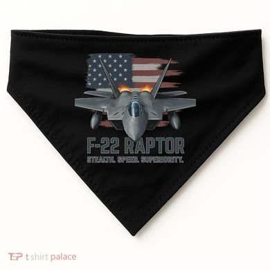 F-22 Raptor Stealth Speed Superiority USA-Made Doggie Bandana
