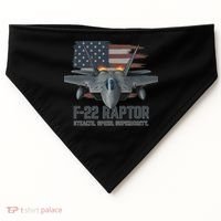 F-22 Raptor Stealth Speed Superiority USA-Made Doggie Bandana thumb 0