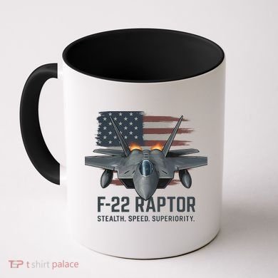 F-22 Raptor Stealth Speed Superiority Coffee Mug