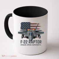 F-22 Raptor Stealth Speed Superiority Coffee Mug thumb 0