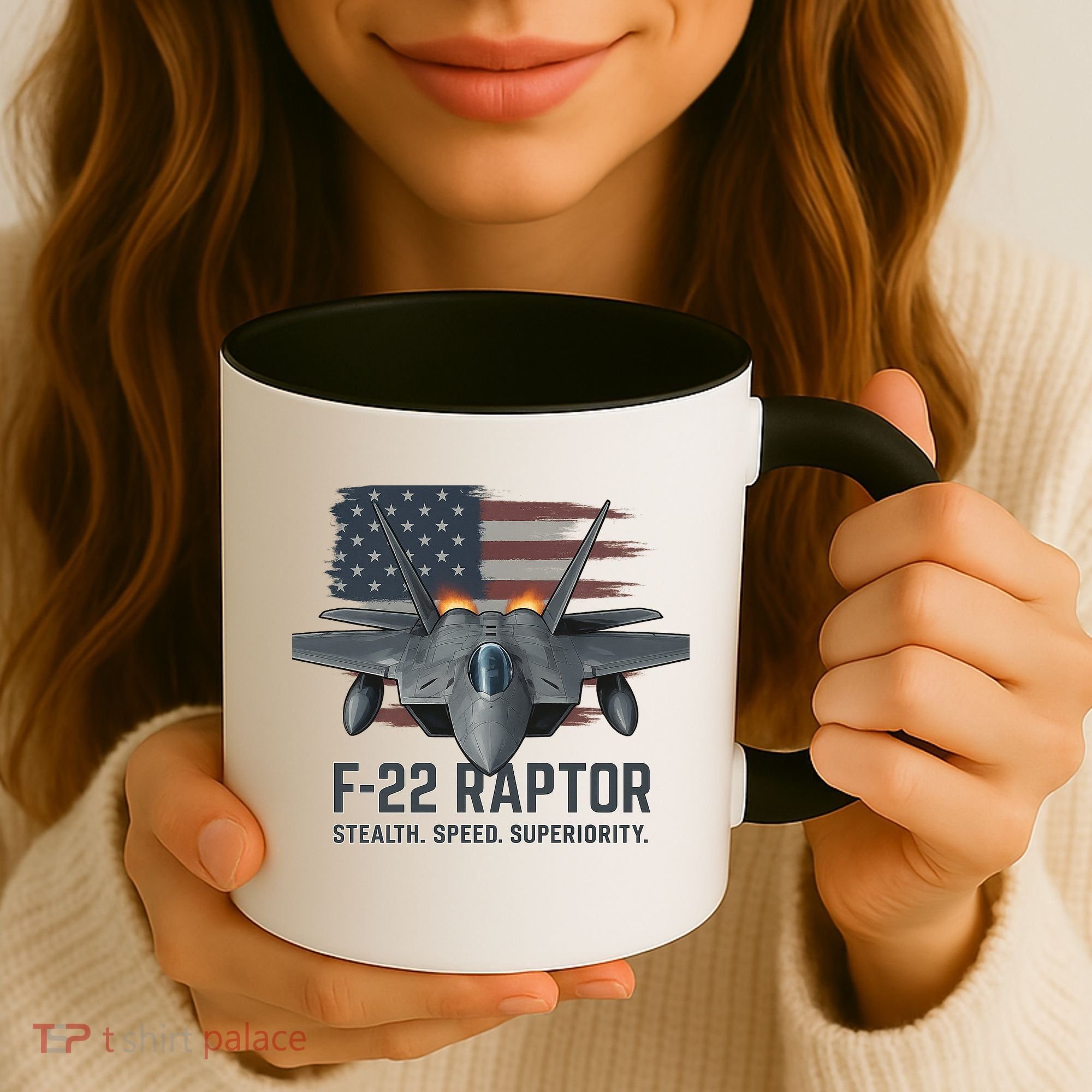 F-22 Raptor Stealth Speed Superiority Coffee Mug