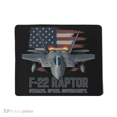 F-22 Raptor Stealth Speed Superiority Mousepad
