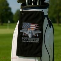 F-22 Raptor Stealth Speed Superiority Golf Towel thumb 2
