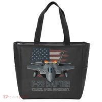 F-22 Raptor Stealth Speed Superiority Tote Bag thumb 0