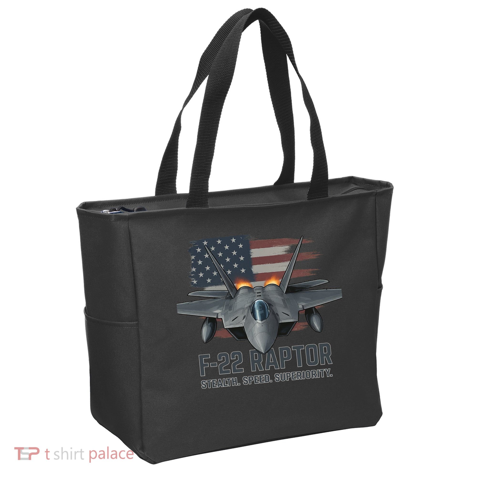 F-22 Raptor Stealth Speed Superiority Tote Bag