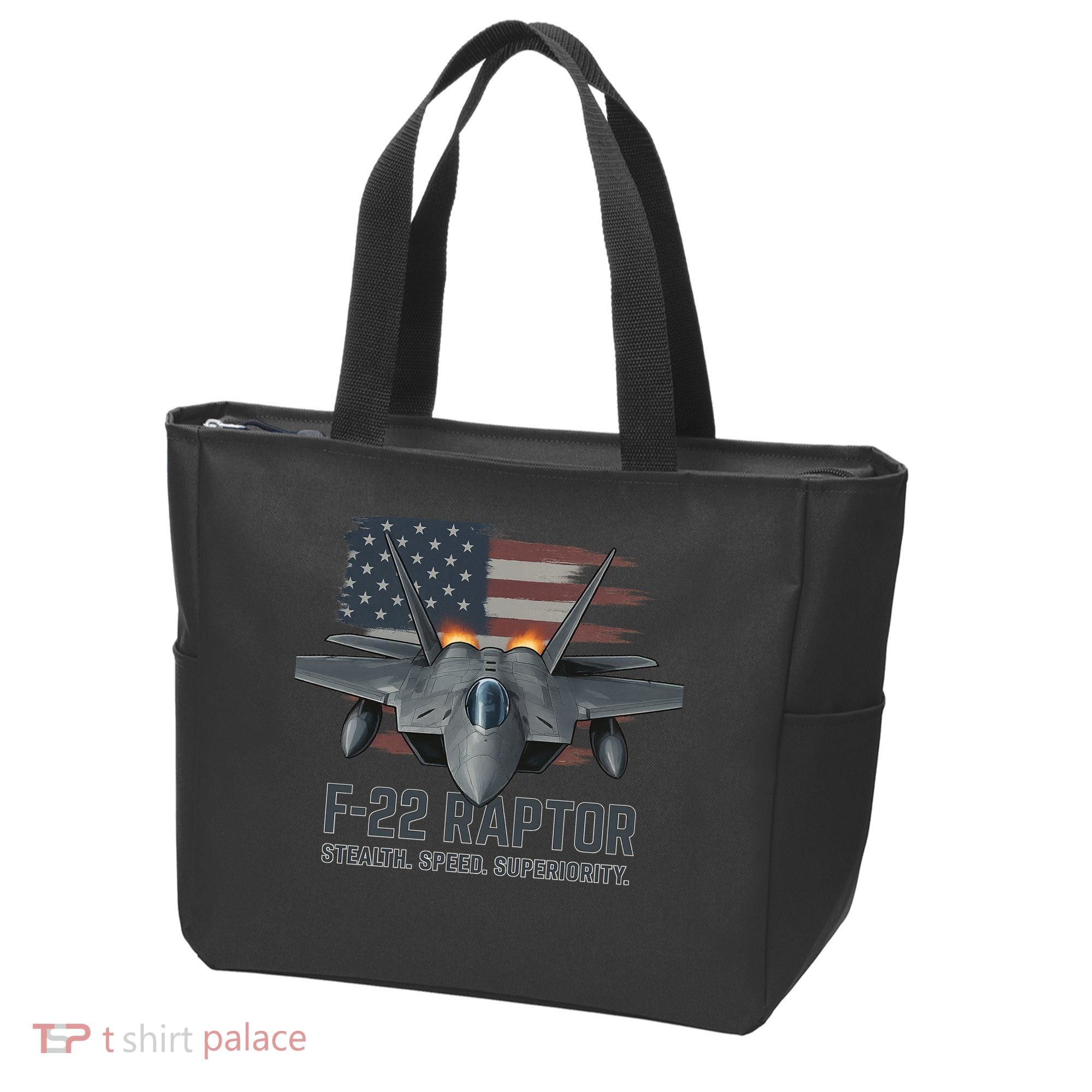 F-22 Raptor Stealth Speed Superiority Tote Bag