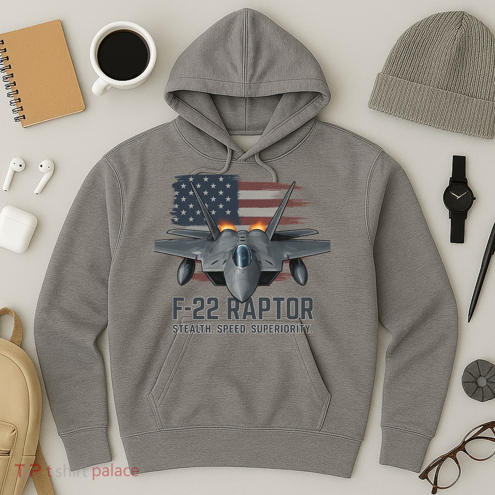 F-22 Raptor Stealth Speed Superiority Hoodie