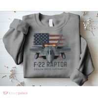 F-22 Raptor Stealth Speed Superiority Sweatshirt thumb 2