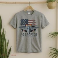 F-22 Raptor Stealth Speed Superiority T-Shirt thumb 2