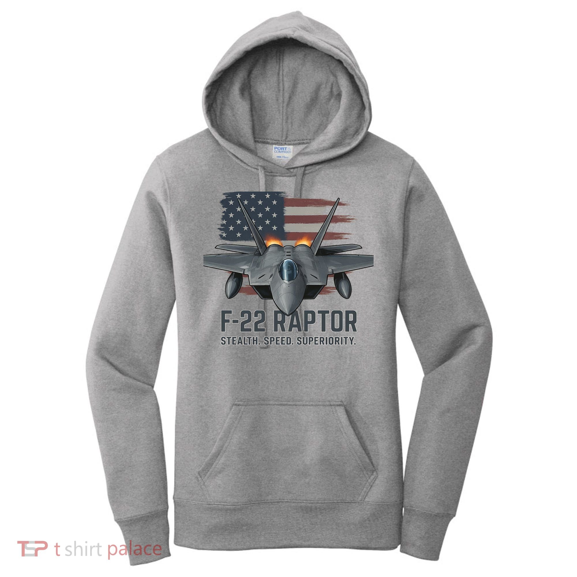 F-22 Raptor Stealth Speed Superiority Women's Hoodie