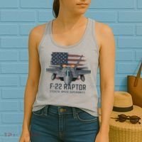 F-22 Raptor Stealth Speed Superiority Women's Tank Top thumb 2