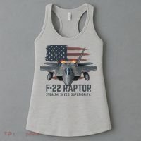 F-22 Raptor Stealth Speed Superiority Women's Tank Top thumb 3