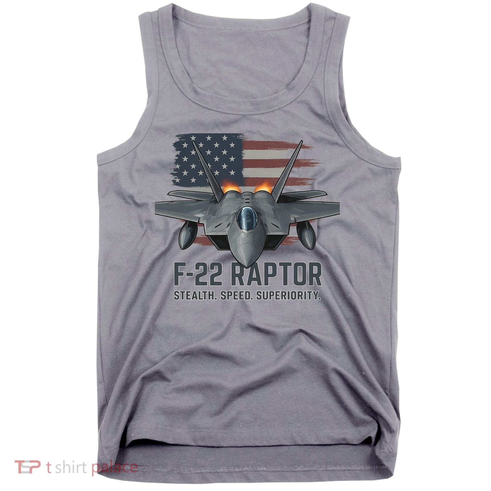 F-22 Raptor Stealth Speed Superiority Tank Top