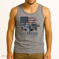 F-22 Raptor Stealth Speed Superiority Tank Top thumb 3