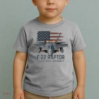 F-22 Raptor Stealth Speed Superiority Toddler T-Shirt thumb 2