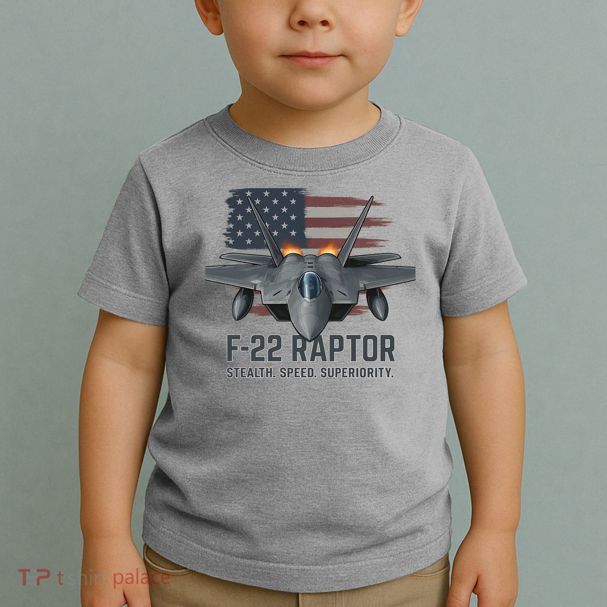 F-22 Raptor Stealth Speed Superiority Toddler T-Shirt