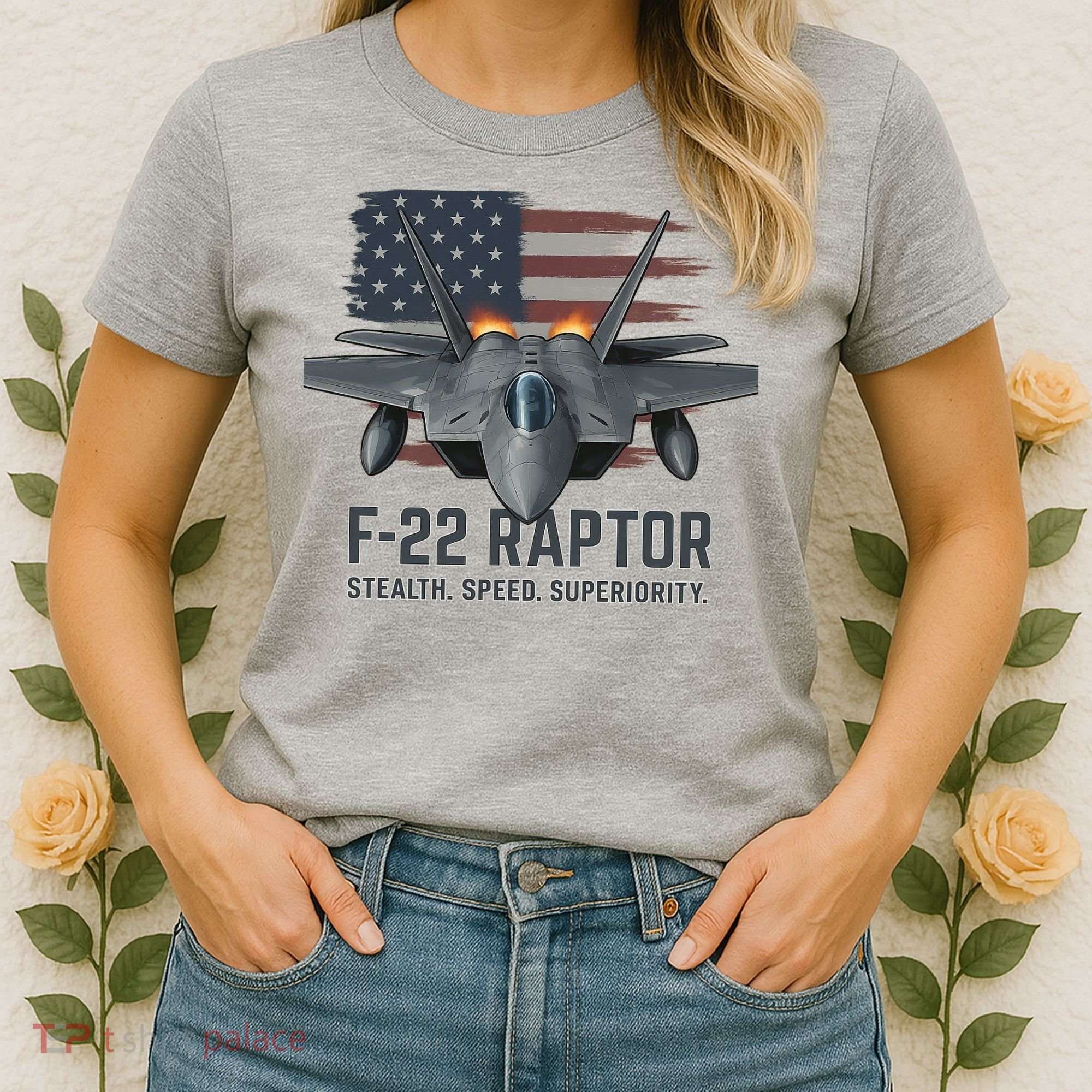 F-22 Raptor Stealth Speed Superiority Women's T-Shirt