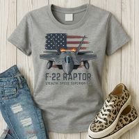 F-22 Raptor Stealth Speed Superiority Women's T-Shirt thumb 3