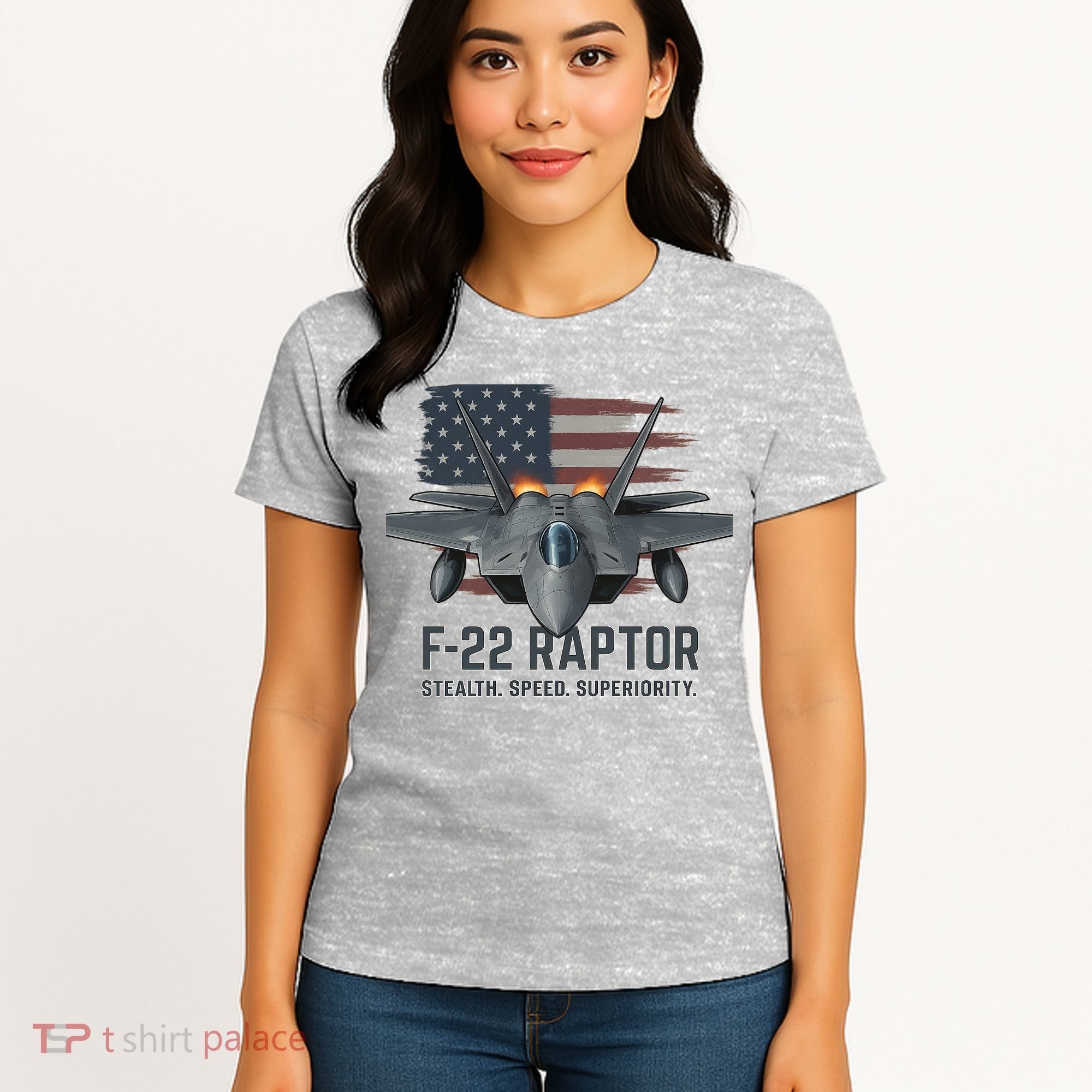 F-22 Raptor Stealth Speed Superiority Women's T-Shirt