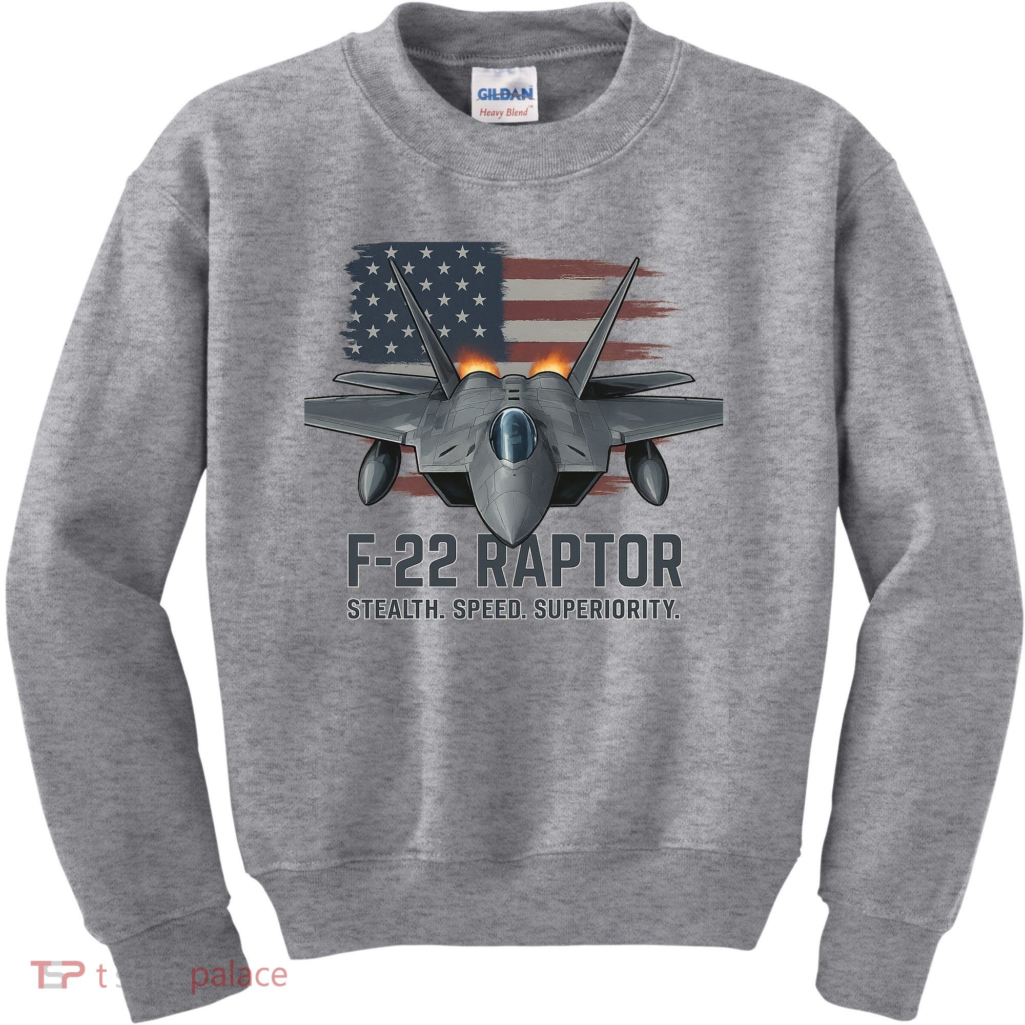 F-22 Raptor Stealth Speed Superiority Kids Sweatshirt