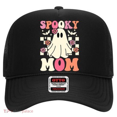 Family Retro Spooky Mom Groovy Halloween Ghost Costume Gift Hat