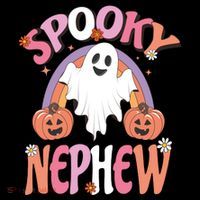 Family Retro Spooky Nephew Groovy Retro Halloween Ghost Costume Gift Coffee Mug thumb 5