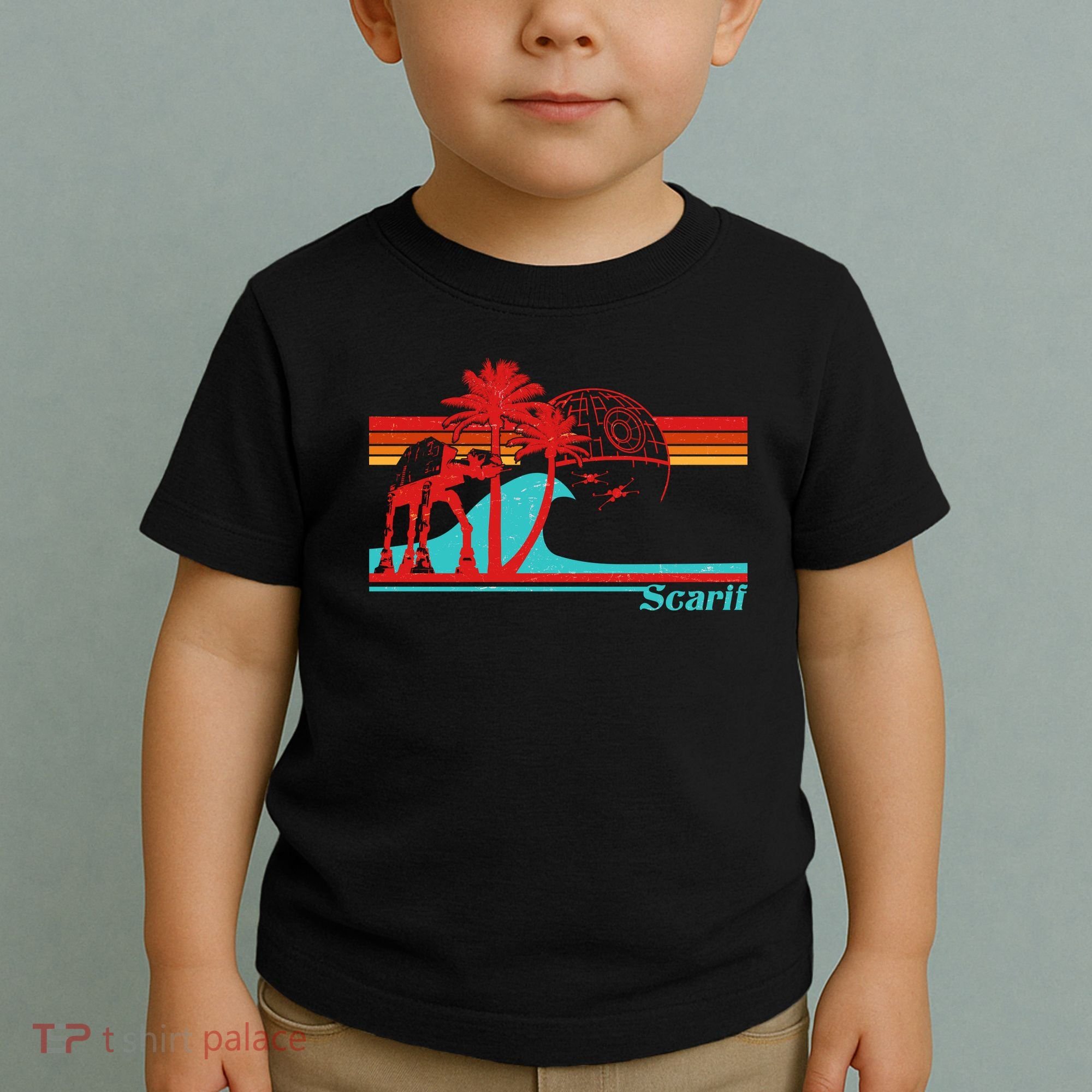 Funny Retro Scarif Summer Toddler T-Shirt