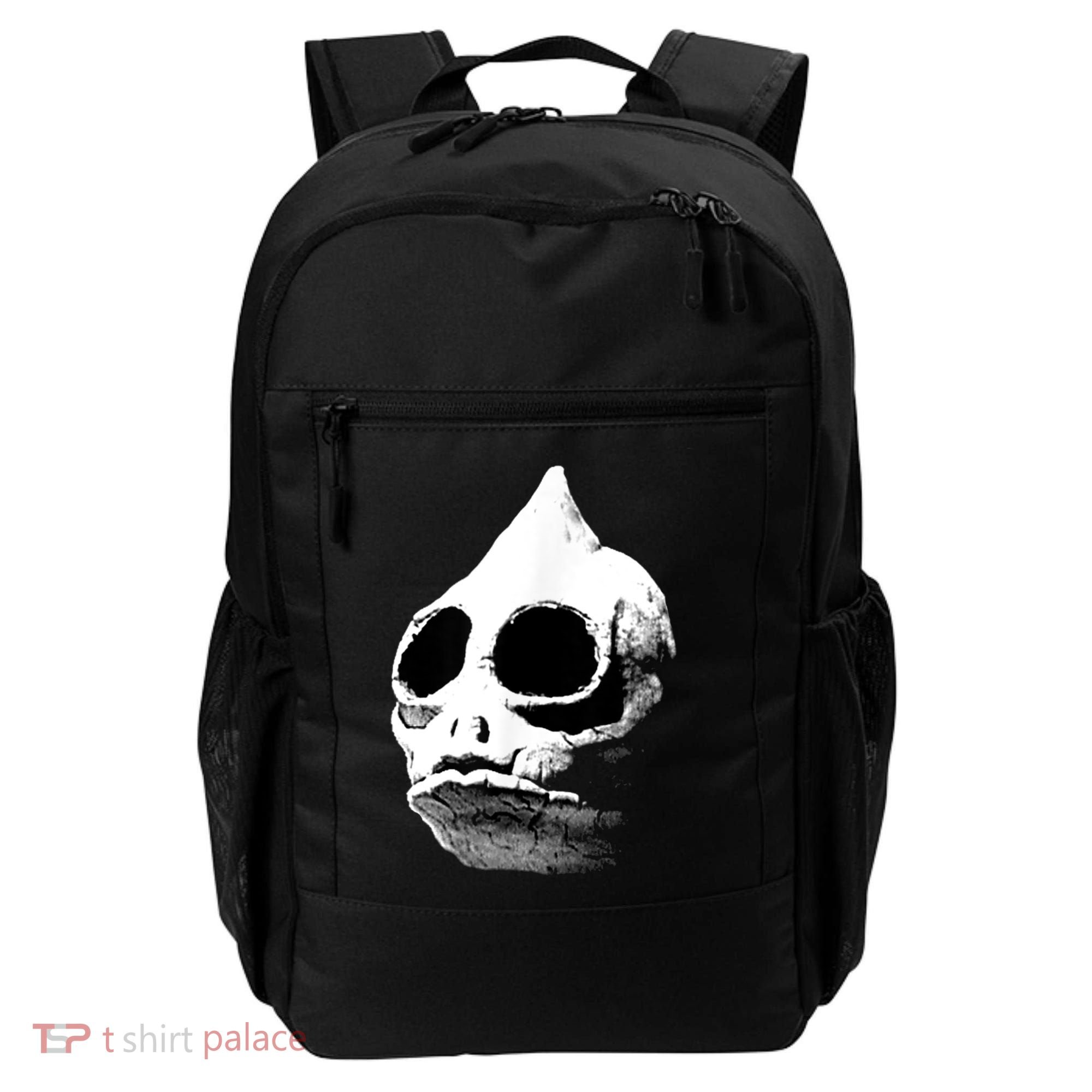 Funny Retro Sleestak Reptilian Skull Graphic Backpack