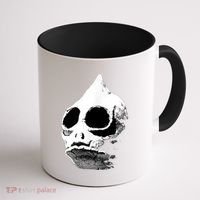 Funny Retro Sleestak Reptilian Skull Graphic Coffee Mug thumb 1