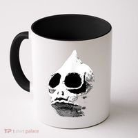 Funny Retro Sleestak Reptilian Skull Graphic Coffee Mug thumb 0